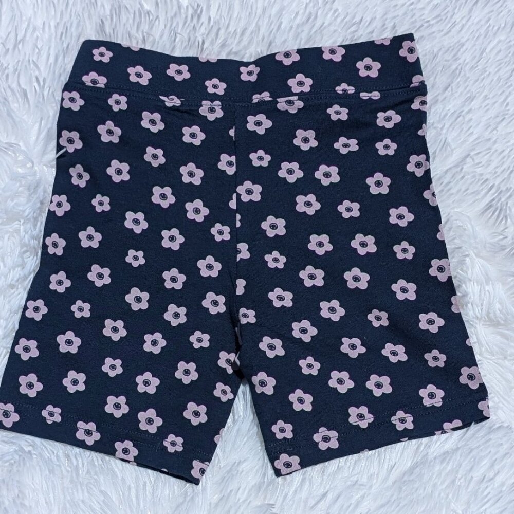 Little Trends Girls Whimsical Shorts for Bright Young Minds NWT Navy Blue floral